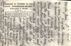 CPA Souvenir d'une Partie de Plaisir Sur le Rhin Bateau Lallekoning
