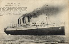 CPA Le Havre Le Paquebot Paris