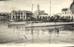 CPA Alger L'Amiraute Bateaux