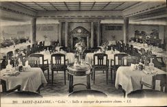 CPA Saint Nazaire Cuba Salle a Manger de Premiere classe Bateau