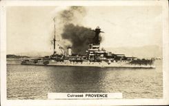 CPA Cuirasse Provence Bateau