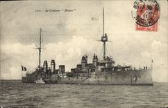 CPA Croiseur Desaix Bateau