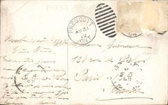 CPA Steamer Kingston Passing Heart Island Thousand Islands Bateau