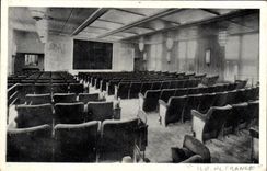 CPM Paquebot Ile De France Salle de Spectacle Bateau