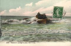 CPA Bateau de sauvetage en pleine mer