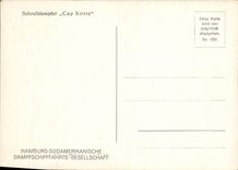 CPA Hamburg Sudamerikanische Dampfschiffahrts Gesellschaft Schnelldampfer Cap Norte