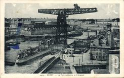CPA Brest Le Port Militaire et L'Arsenal Bateau
