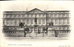 CPA Bruxelles La Bibliotheque Royale