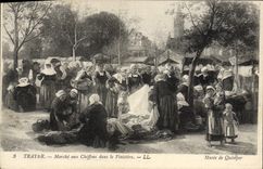 CPA Trayer Marche aux Chiffons Dans le Finistere Musee de Quimper