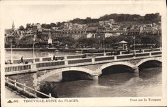 CPA Trouville Reine des Plages Pont sur la Touques