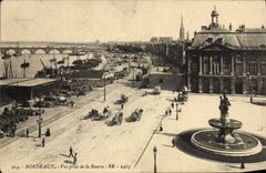 CPA Bordeaux Vue Prise de Bourse