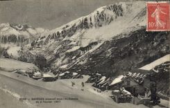 CPA Bareges enseveli Sous l'Avalanche 2 fevrier 1907