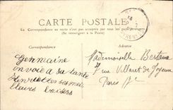 CPA Bareges enseveli Sous l'Avalanche 2 fevrier 1907