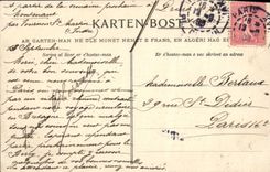 La POSTAL Retour de la VENDIMIA de la huelga de Bugueles según la tabla de cara pesca