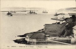 CPA Brest Pointe du Fer a Cheval L'escadre Bateaux 