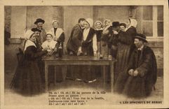 CPA Les Epouseux du Berry Folklore 