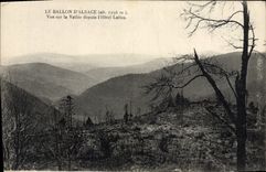 CPA Le Ballon D'Alsace Vue Sur la Vallee Depuis l'hotel lalloz