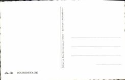 VINTAGE POSTCARD Bourbonnaise Woman Folklore