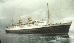 CPM SS Nieuw Amsterdam Bateau
