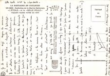 CPM Goelettes de la Marine nationale L'Etoile et la Belle Poule voguant toutes voiles au vent Bateau