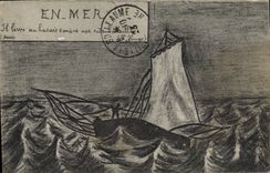 CPA Bateau En mer 