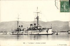 CPA Le Desaix Croiseur Cuirasse Bateau