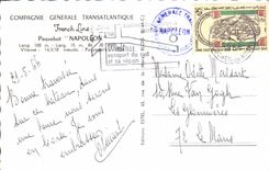 CPM compagnie Generale Transatlantique French Line Paquebot Napoleon 