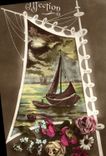 CPA Fantaisie Bateau Voilier