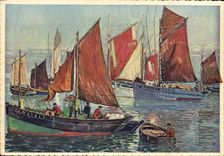 CPA Bateaux de peche 