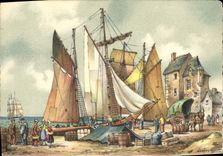 CPA Bateaux de peche 
