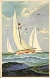 CPA Bateau Voilier