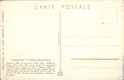 CPA Croiseur de 1ere Classe Duquesne Bateau