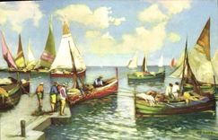 CPA Bateaux de peche