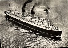 CPM SS Ile De France Compagnie Generale Transatlantique 