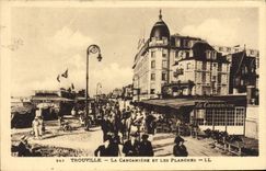 CPA Trouville La Cancaiere Et Les Planches