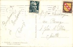 CPA Toulouse Grande Piscine municipale Terrasse et grand bassin 