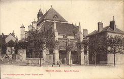 CPA Troyes Eglise St Nicolas