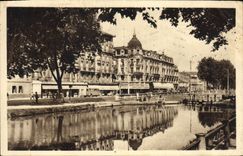 CPA Toulouse les Bords Du Canal Hotel Regina et entree de la rue Bayard 