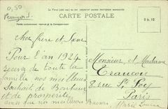 CPA Perigord la recherche de la truffe Champignon Porc Cochon