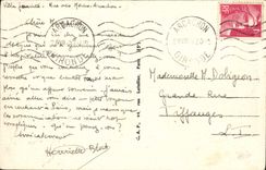 CPA Pilat Plage Cote d'Argent Les Dunes de Pyla Les pentes de Sablonney L'ocean et la foret