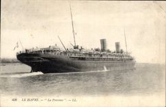 CPA Le Havre La Provence Bateau