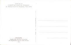 CPA Colombie Lignes des Antilles Francaises et Anglaises et de la Cote Ferme
