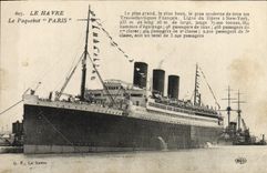 CPA Le Havre Le Paquebot Paris