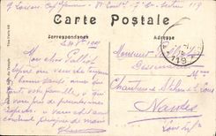 CPA Aspect du village de Foncquevillers apres le bombardement Militaria
