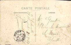 CPA Granville Le Casino et la Plage 