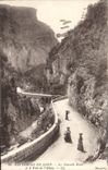 CPA Les Gorges Du Loup La Nouvelle Route et le Pont de l'Abime
