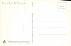 CPA Bonn Rhein Die Rheinbrucke