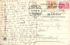 CPA Graz Hauptplatz Tramway