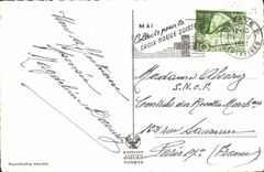 MODERN CARD Geneva Jet Of Water And Mont Blanc