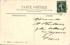 CPA Bone Le Palais Le Coq